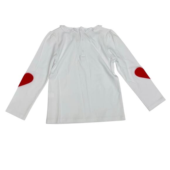 NWT TPP 7Y Heart Applique Shirt - Picture 4 of 6